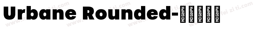 Urbane Rounded字体转换